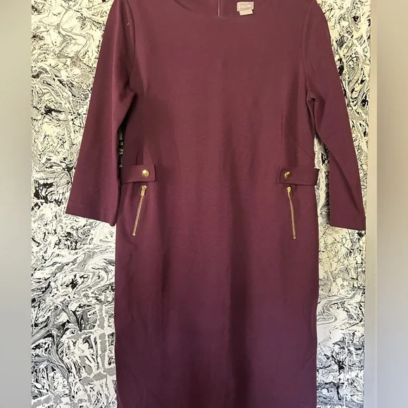 chicos purple dress Chicos Hi-low Hemmed Popover Women's Shirt